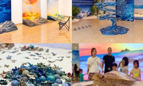 Hành trình rùa biển "Phiêu" qua nghệ thuật gốm